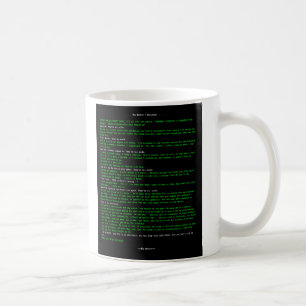 Taza De Café Manifiesto del hacker