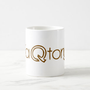 Taza De Café Manipulación de texto de fábrica