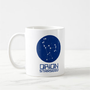 Taza De Café Manipulación estelar de Orion - Diseño cósmico azu