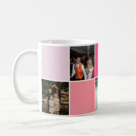 Taza De Café Manipulación fotográfica de verificación rosa