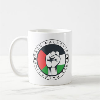 Taza De Café Manipulación libre de Palestina