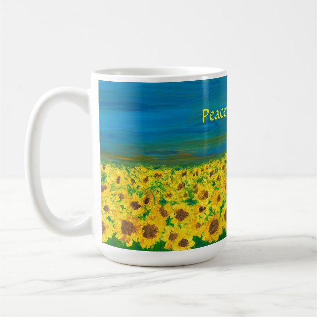 Taza De Café Manipulación pacífica en Ucrania (Izquierda)