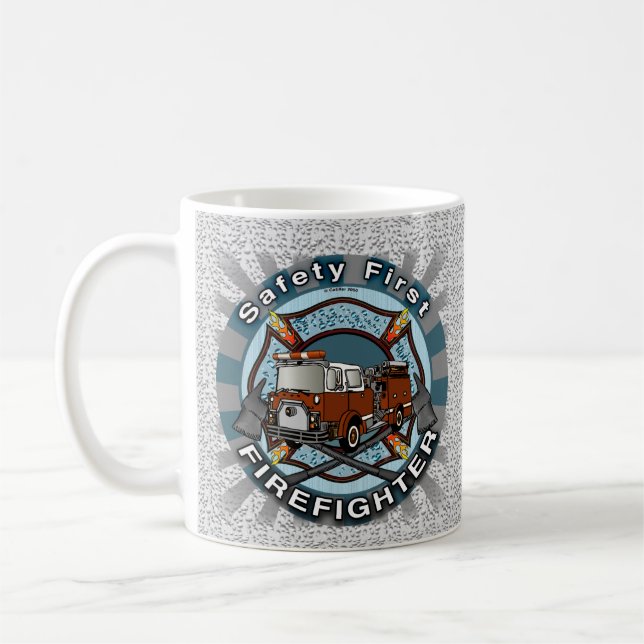 Taza De Café Manipulador de bomberos de seguridad (Izquierda)