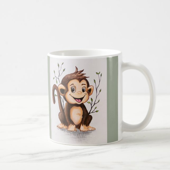 Taza De Café Manny el mono (Derecha)
