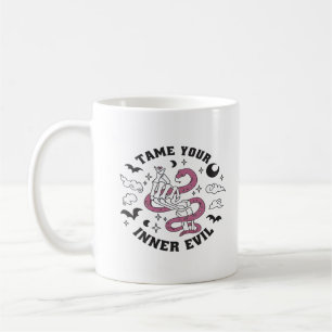 Taza De Café Mano de esqueleto haciendo corazón