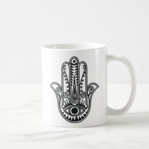 Taza De Café Mano de Hamsa