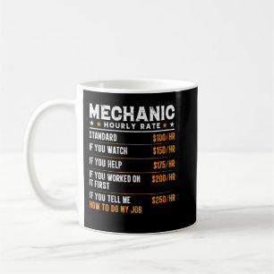 Taza De Café Mano de obra mecánica de motocicletas por hora