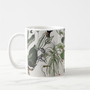 Taza De Café Mano de patrón sin soldadura dibujada Ilustracion 