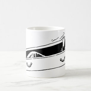 Taza De Café Mano de terror emergiendo del ataúd