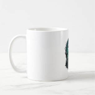 Taza De Café Mano de Zombie Mors Llave de Esqueleto Lápida Cuer