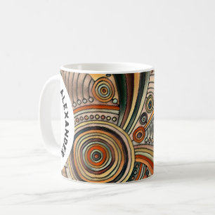 Taza De Café Mano dibujada por EDDArt - Pensamientos 1
