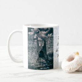 Taza De Café Mano medieval del castillo