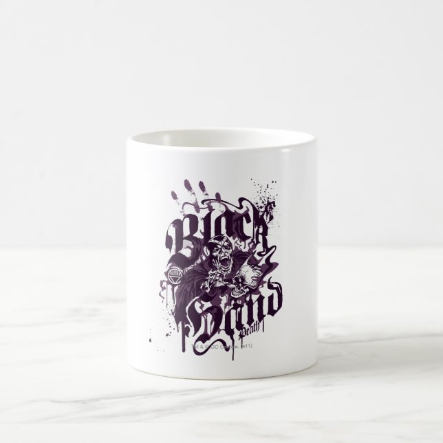 Taza De Café Mano negra - Collage púrpura (Centro)
