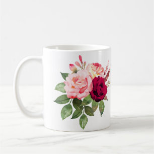 Taza De Café Mano pintada en ricos colores