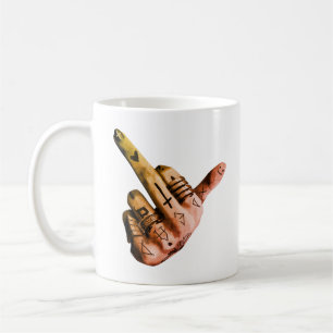 Taza De Café Mano Tattooed