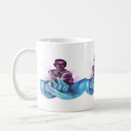 Taza De Café Manos azules de mente tranquila