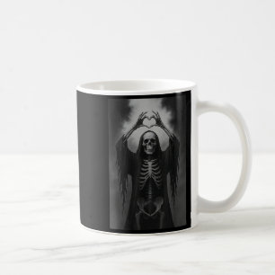 Taza De Café Manos de Esqueleto Corazón Señal Cara de Espanto D
