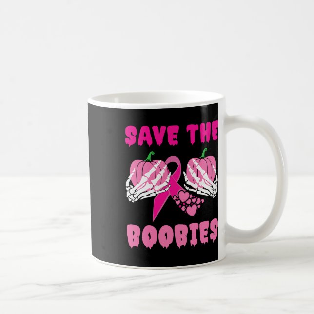 Taza De Café Manos De Esqueleto Salvan Los Avisos De Cáncer De  (Derecha)