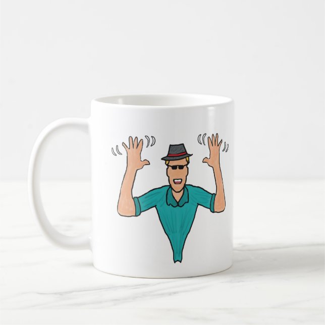 Taza De Café Manos de Jazz (Izquierda)