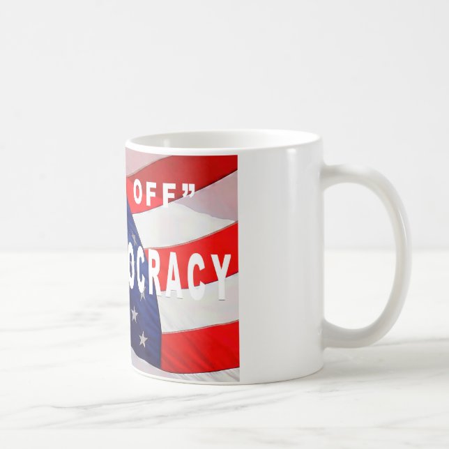 TAZA DE CAFÉ "MANOS DE NUESTRA DEMOCRACIA" (Derecha)