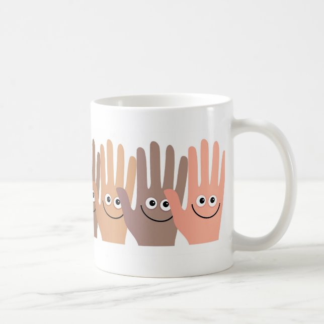 Taza De Café Manos felices (Derecha)