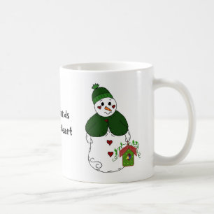 Taza De Café Manos Frías Corazón Caliente