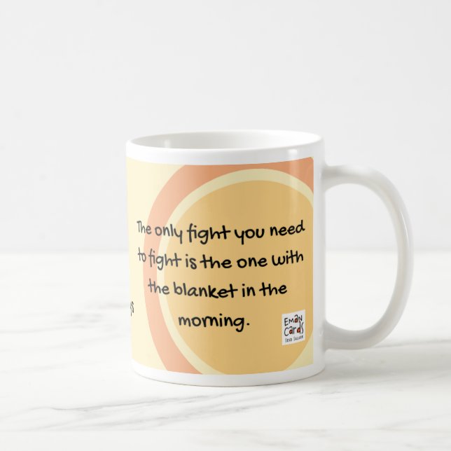Taza De Café #ManoSays - Witty Line on Early Rising - (Derecha)