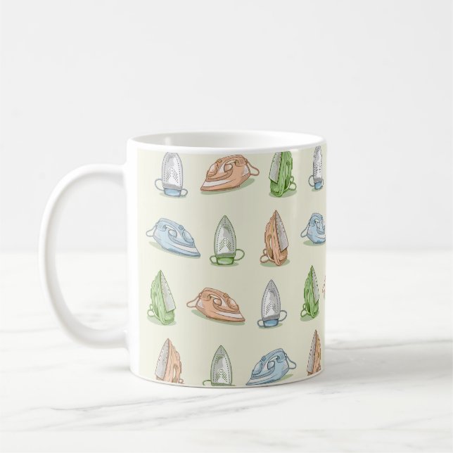 Taza De Café Manta de lavandería de planchado de hierro (Izquierda)
