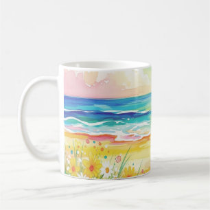 Taza De Café Manta playa de mi vida 