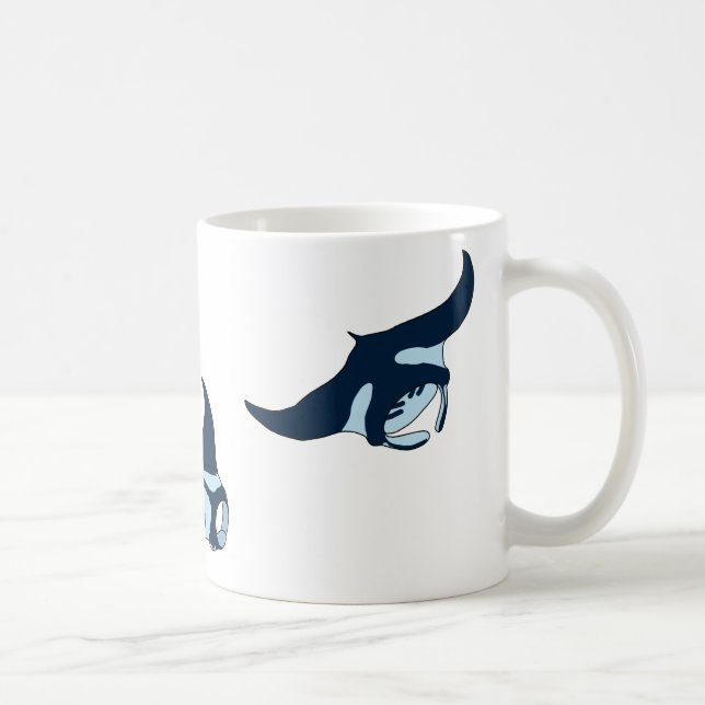 Taza De Café Manta Rays (Derecha)