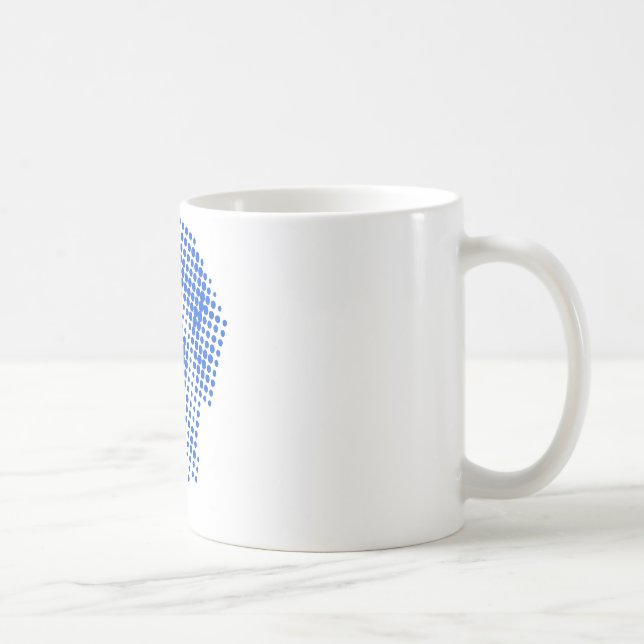 Taza De Café Manteldogge abstracto (Derecha)