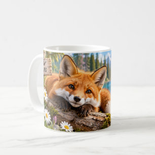 Taza De Café Mantén Fiero Mantén Maravilloso Zorro