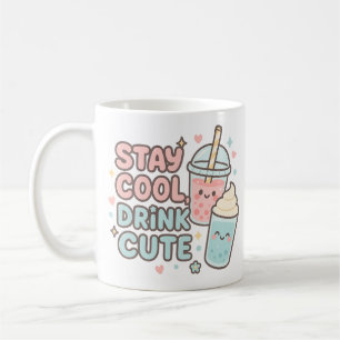 Taza De Café Mantén la Calma, Bebe Lindo–Cita Veraniega de Moda