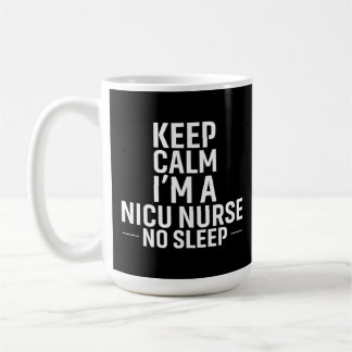 Taza De Café Mantén la Calma Sin Dormir – Feroz y Enfocado