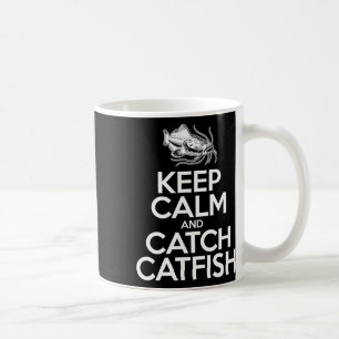 Taza De Café Mantén la Calma y Atrapa Peces - Gato Pescador de
