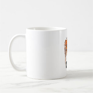 Taza De Café Mantén PNG espeluznante, Halloween de calavera ret