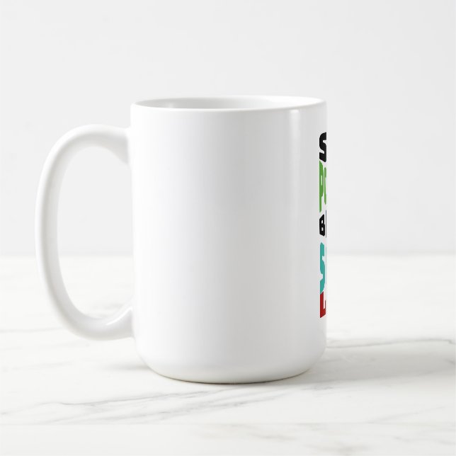 Taza De Café Mantén Positivo (Izquierda)