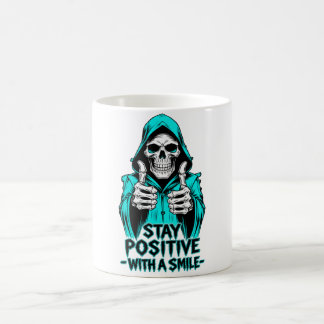 Taza De Café Mantén Positivo – Motivacional Inspirador