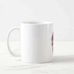 Taza De Café Mantén Sassy Rosa Vaca Highland Vintage Grabado Sh