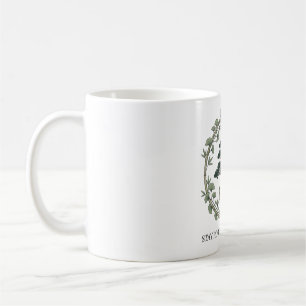 Taza De Café Mantén tus Raíces Sigue Creciendo Árbol Bonsái Bot