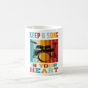 Taza de café Mantén una canción en tu corazón