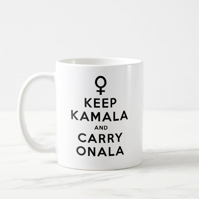Taza De Café Mantener a Kamala y llevar a Onala (Izquierda)