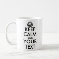 MANTENER CALMA Y-Crear su propio lado de texto1 y