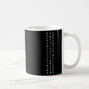 Taza De Café Mantener El Clima De Protección Ambiental Azul De