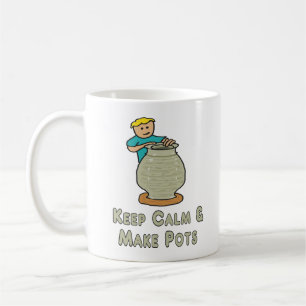 Taza De Café Mantener la alfarería tranquila