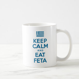 Taza De Café Mantener La Calle Y Comer Feta Mug