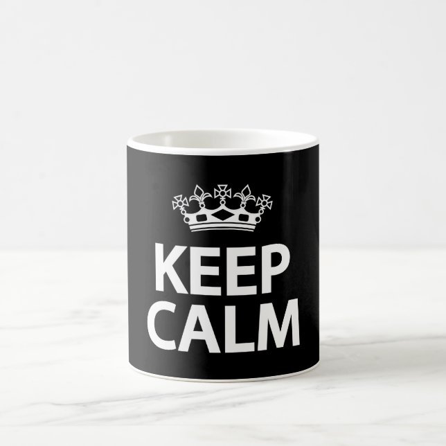 Taza De Café Mantener la calma (Centro)