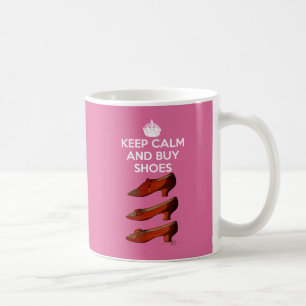 Taza De Café Mantener la calma compre zapatos 2