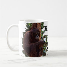 Taza De Café Mantener la calma vida silvestre de Orangutan