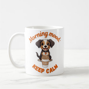 Taza De Café Mantener la calma y beber café - El arte digital d